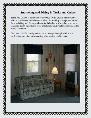 Snorkeling and Diving in Turks and Caicos