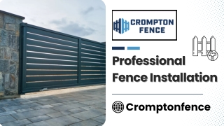 Vinyl Fence Installers - Crompton Fence