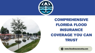 Comprehensive Florida Flood Insurance Coverage You Can Trust
