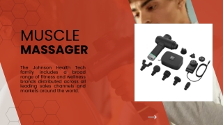 เครื่องนวดกล้ามเนื้อ | Johnson Health Tech Co.,Ltd