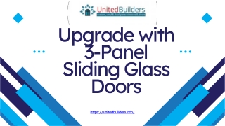 Unlock Stylish Living: Transform Your Home with 3 Pane Sliding Glass Doors