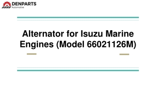 Alternator Fits Isuzu 3LB1 4J 65 4JG1
