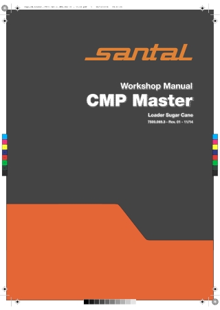 Massey Ferguson CMP Master Loader Sugar Cane Service Repair Manual Instant Download (Part No. 7500.069.3)