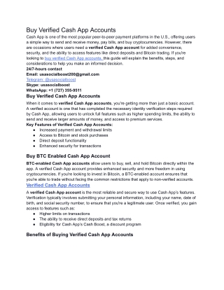 Buy Verified Cash App Accounts