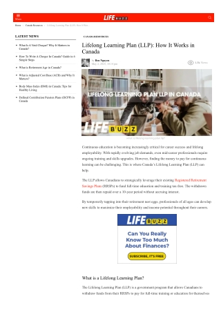 LifeBuzz Guidance: LLP Spouse Participation Benefits 2025