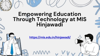 MIS ,HINJEWADI