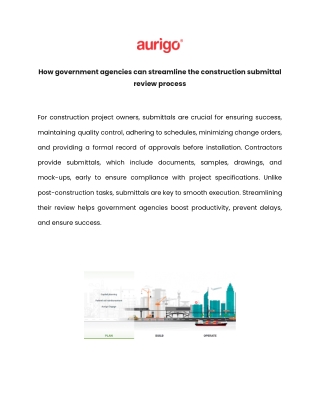 How government agencies can streamline the construction submittal review process
