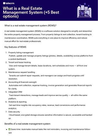 Real Estate Management System