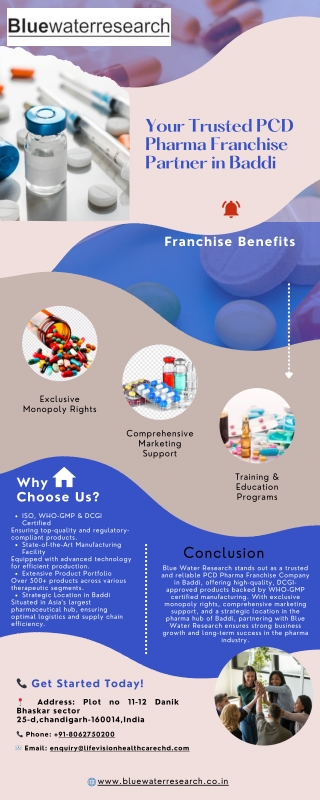 PCD Pharma Franchise Company In Baddi