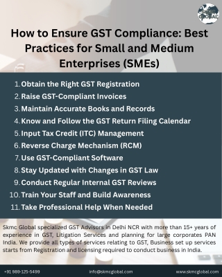 How to Ensure GST Compliance Best Practices for Small and Medium Enterprises (SMEs)