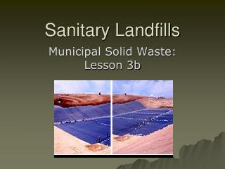 Sanitary Landfills