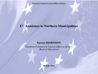 EU Assistance to Northern Municipalities Kjartan BJORNSSON