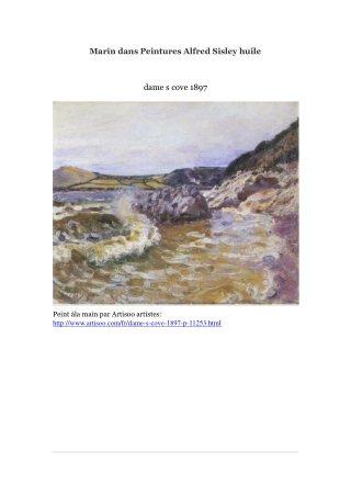 Marin dans Peintures Alfred Sisley huile -- Artisoo