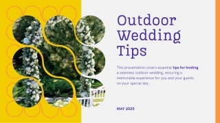 Tips for Hosting a Seamless Outdoor Wedding