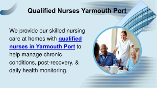 Qualified Nurses Yarmouth Port