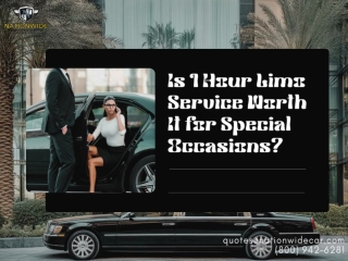 Is 1 Hour Limo Service Worth It for Special Occasions