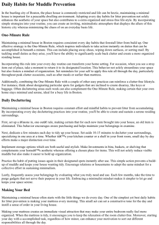 Helpful Recommendations On Preserving A Minimal Home In Boston, Massachusetts