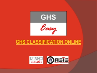 GHS CLASSIFICATION ONLINE