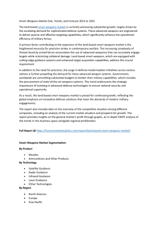 Strategic Targeting: Opportunities and Risks in Smart Weapons Development