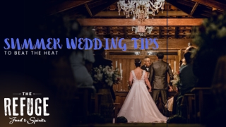 Summer Wedding Tips to Beat the Heat