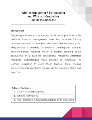 What Is Budgeting & Forecasting and Why Is It Crucial for Business Success_