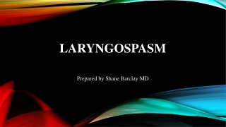 Laryngospasm
