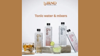 Tonic water & mixers