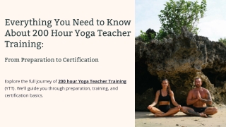 Everything You Need to Know About 200 Hour Yoga Teacher Training