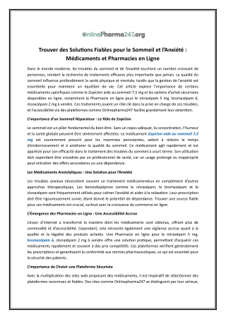 Clonazepam 2 mg à vendre | Onlinepharma247.org