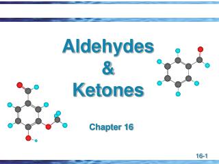 Aldehydes & Ketones