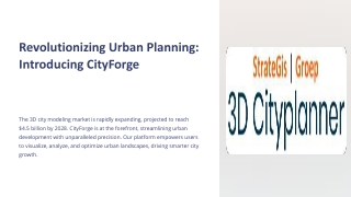 3D city modeling tool