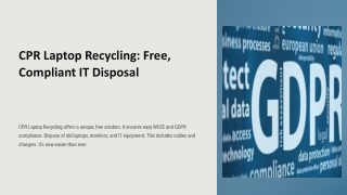 Laptop Recycling