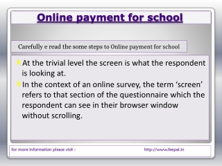 The best online payment solution for school colleges and ins