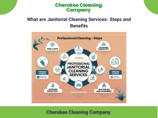What are Janitorial Cleaning Services- Steps and Benefits