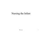 Nursing the Infant
