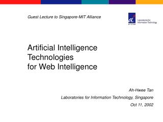 Artificial Intelligence Technologies for Web Intelligence