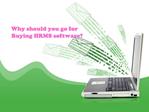 Why should you go for Buying HRMS software?