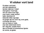 Vi elsker vort land