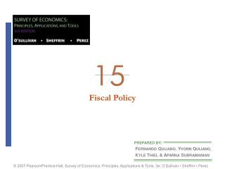 THE ROLE OF FISCAL POLICY