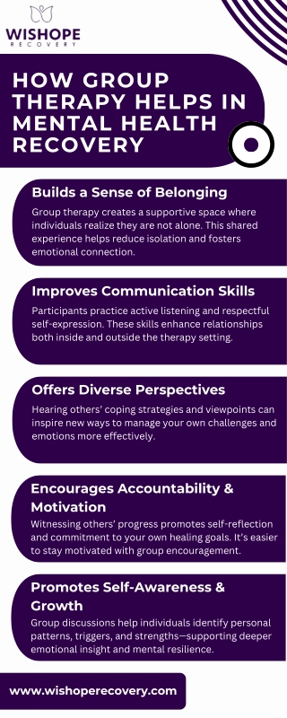 How Group Therapy Helps in Mental Health Recovery