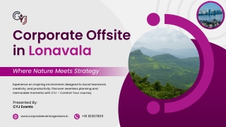 Boost Team Spirit with Team Building Activities in Lonavala