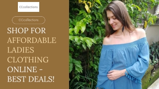 Find Affordable Ladies Clothing at CCcollections