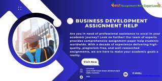 Business Development Assignment Help