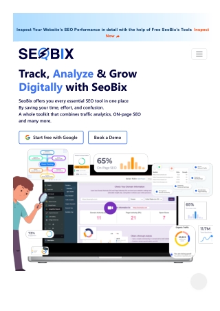Track, Analyze & Grow Digitally with SeoBix