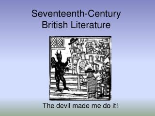 Seventeenth-Century British Literature