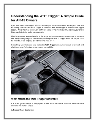 WOT Trigger Setup Guide - Unlock Peak Engine Performance