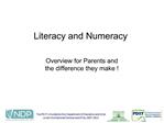 Overview for Parents and the difference they make