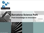 Barcelona Science Park
