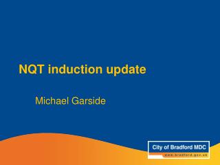 NQT induction update