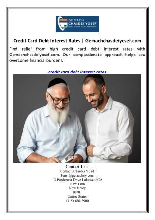 Credit Card Debt Interest Rates  Gemachchasdeiyosef.com